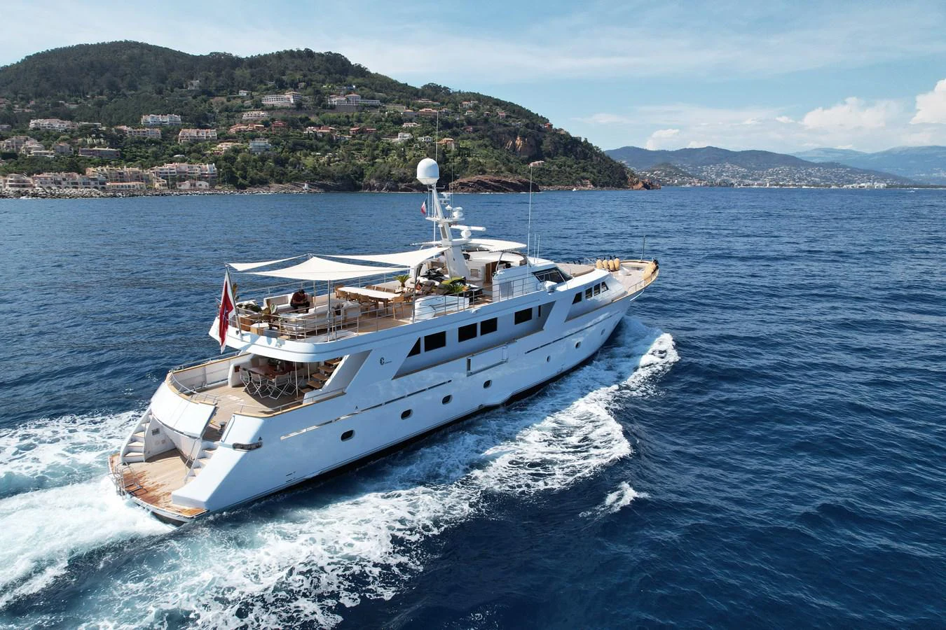 a boat on the water aboard ESPINOLA Yacht for Sale