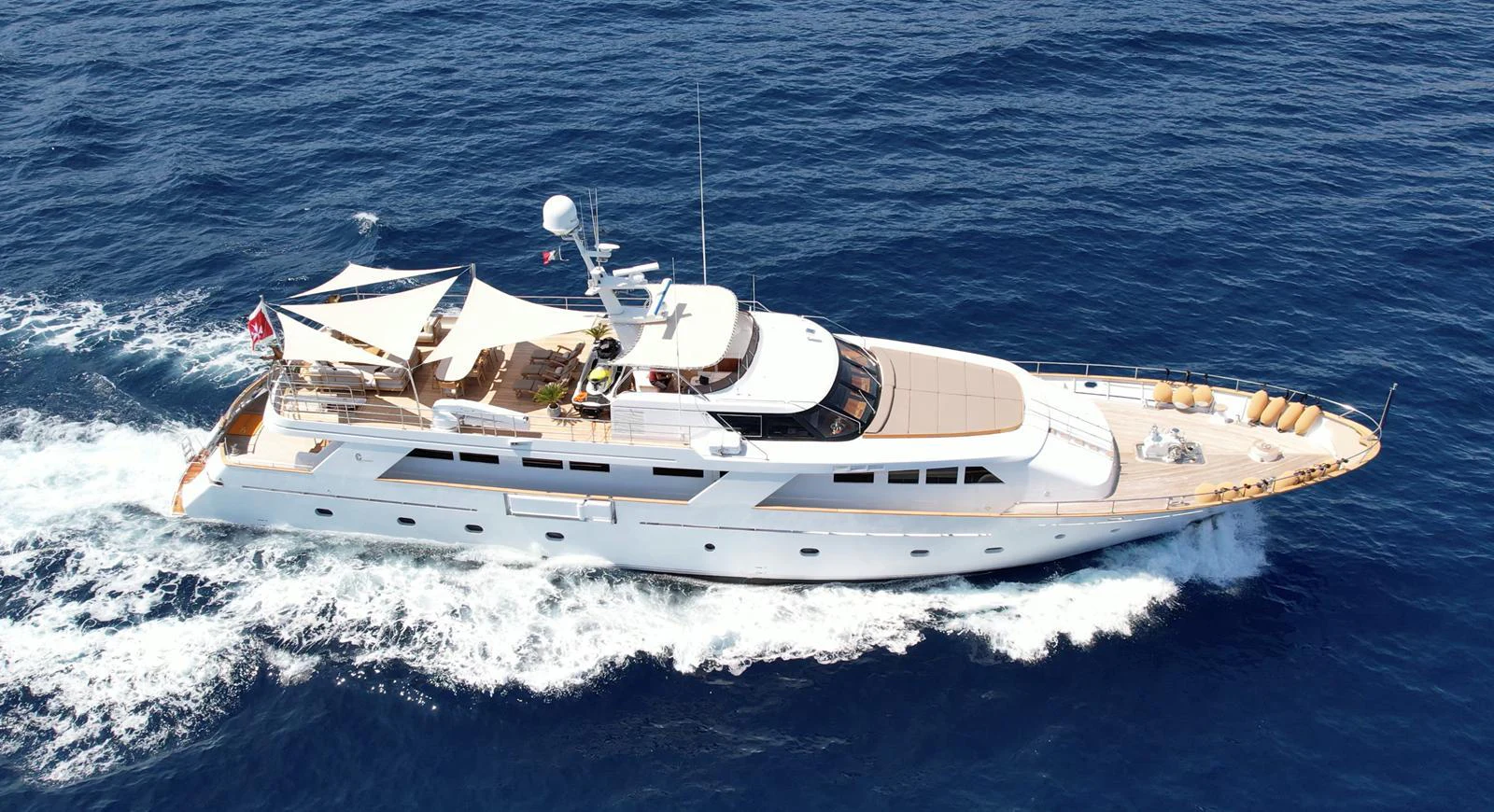 a boat on the water aboard ESPINOLA Yacht for Sale