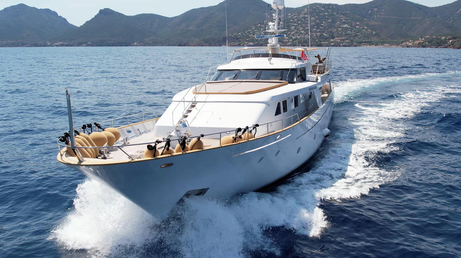 a boat on the water aboard ESPINOLA Yacht for Sale