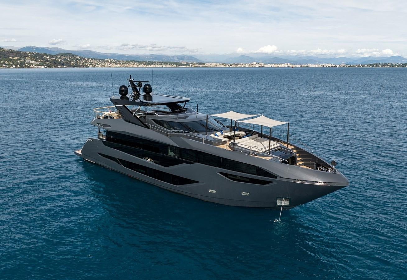 a boat in the water aboard MAJIC Yacht for Sale