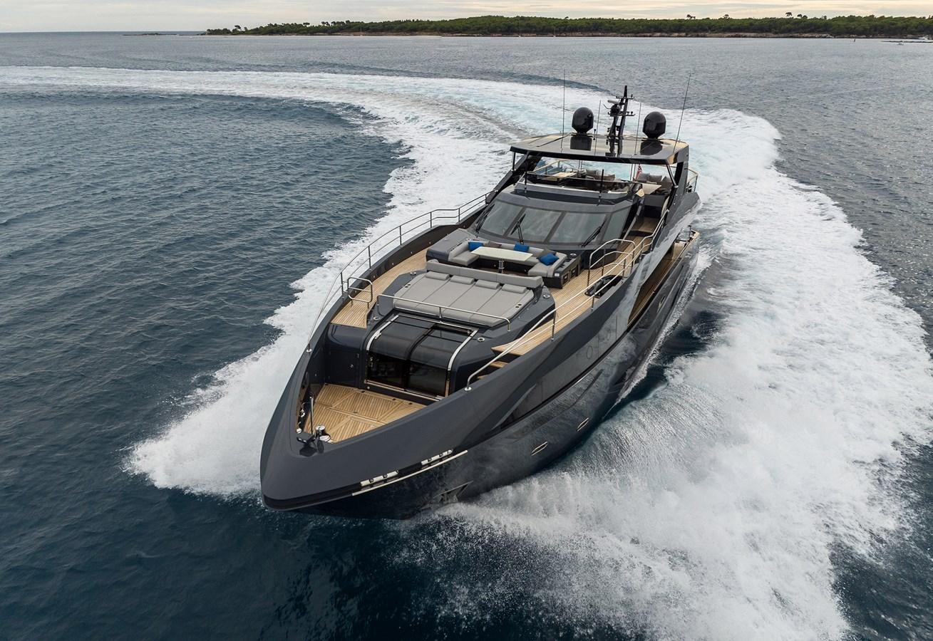 a boat on the water aboard MAJIC Yacht for Sale