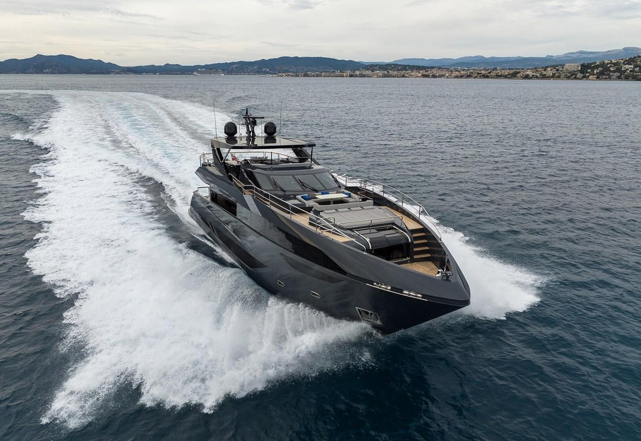 a military boat in the water aboard MAJIC Yacht for Sale