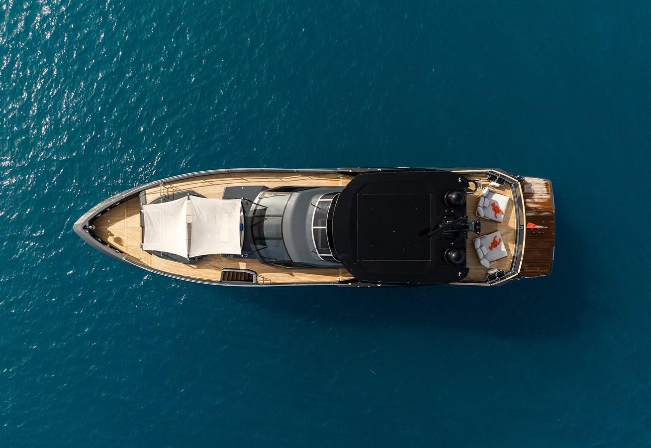 a black and gold electronic device aboard MAJIC Yacht for Sale