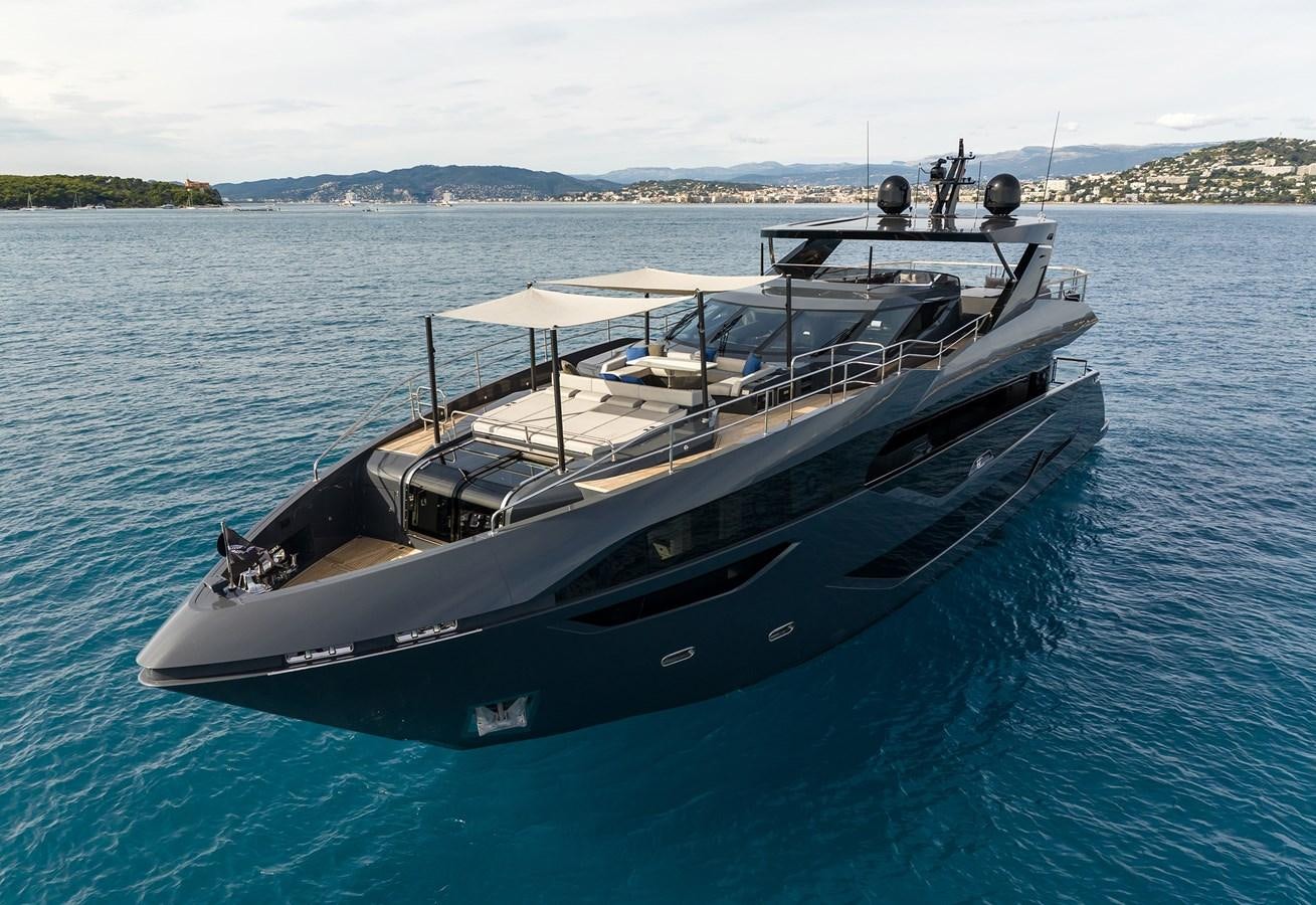 a boat in the water aboard MAJIC Yacht for Sale