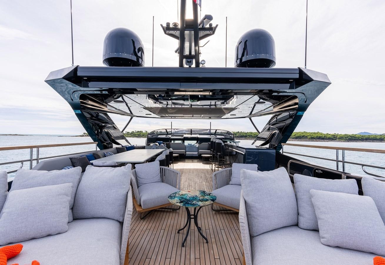 a boat on a boat aboard MAJIC Yacht for Sale