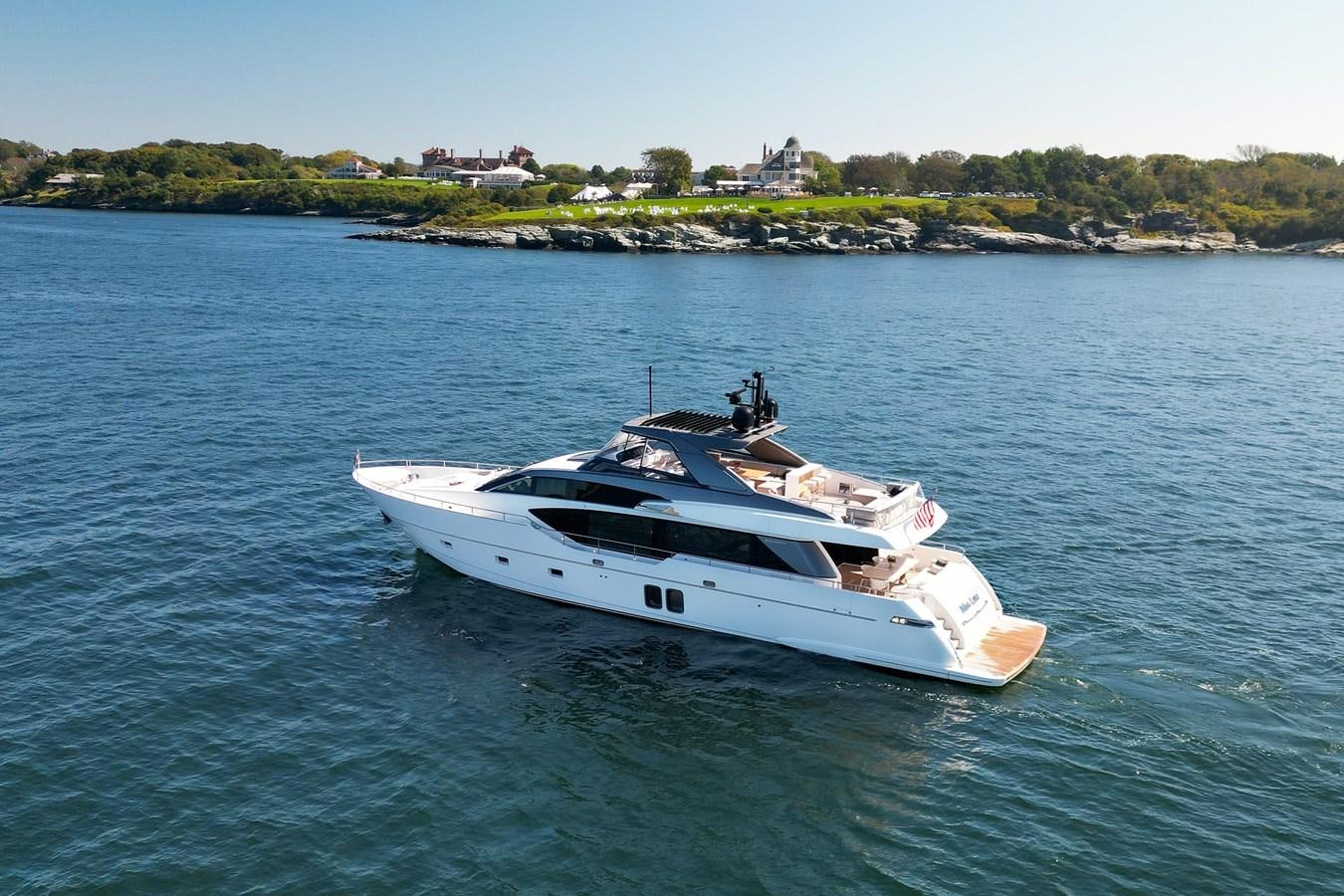 a boat in the water aboard MISS LIZA Yacht for Sale