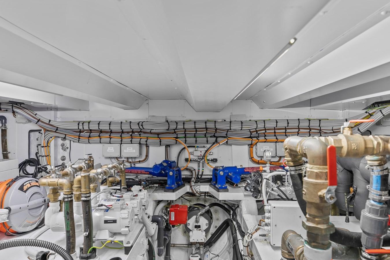 a room full of machinery aboard MISS LIZA Yacht for Sale