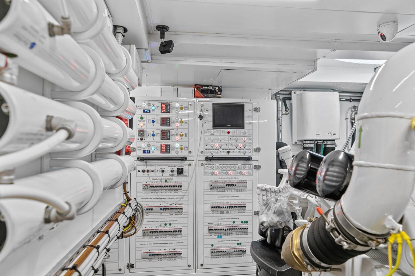 a room with several machines aboard MISS LIZA Yacht for Sale