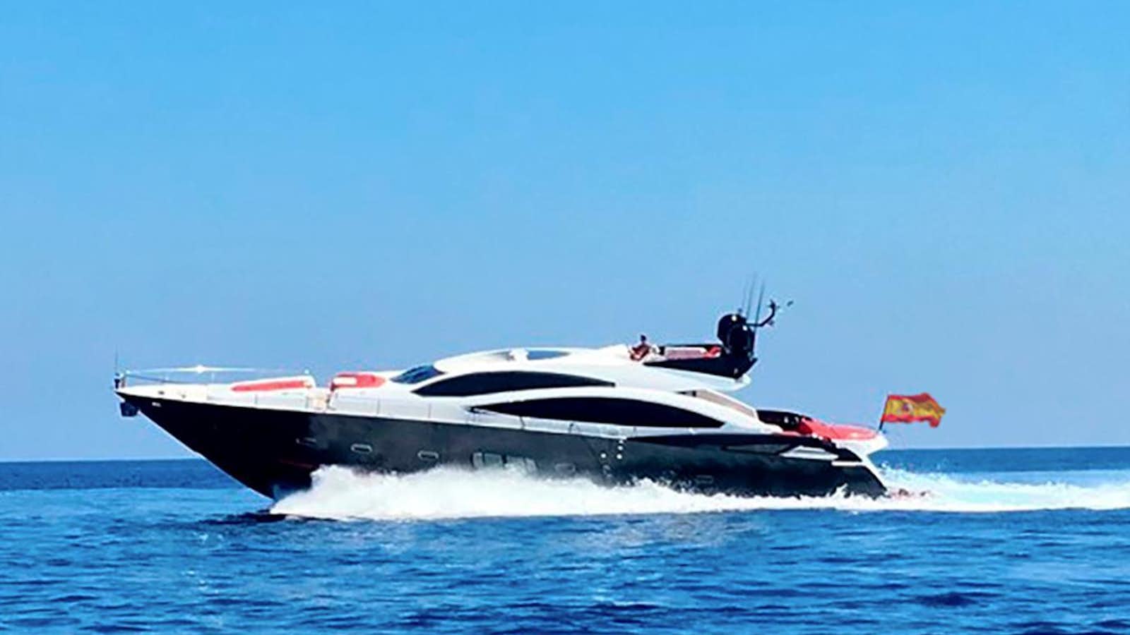 a jet plane in the water aboard UM7 Yacht for Sale