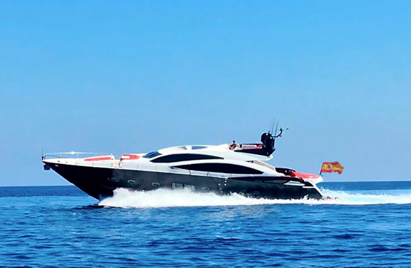 a jet plane in the water aboard NOVA 92 Yacht for Sale