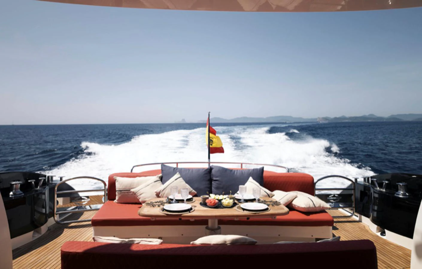 a boat on the water aboard NOVA 92 Yacht for Sale