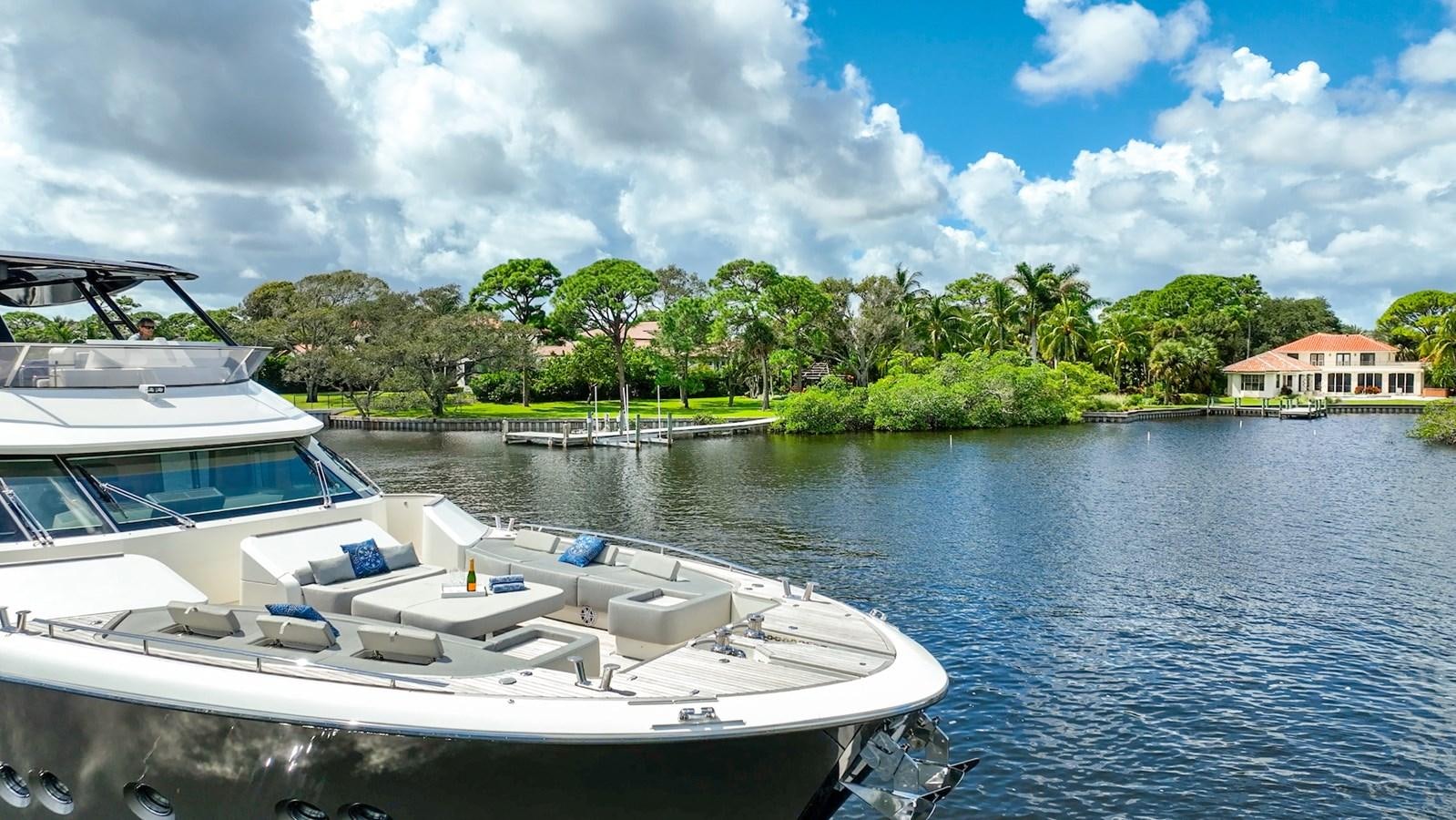 a boat in the water aboard NEVER SAY NEVER 2015/2023 Yacht for Sale