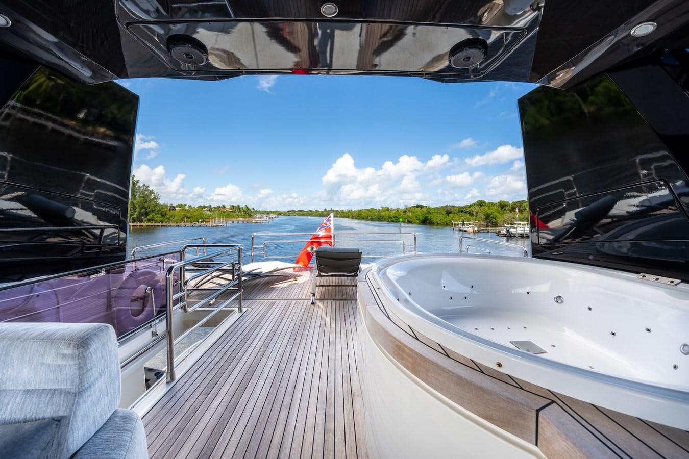 a boat on the water aboard NEVER SAY NEVER 2015/2023 Yacht for Sale