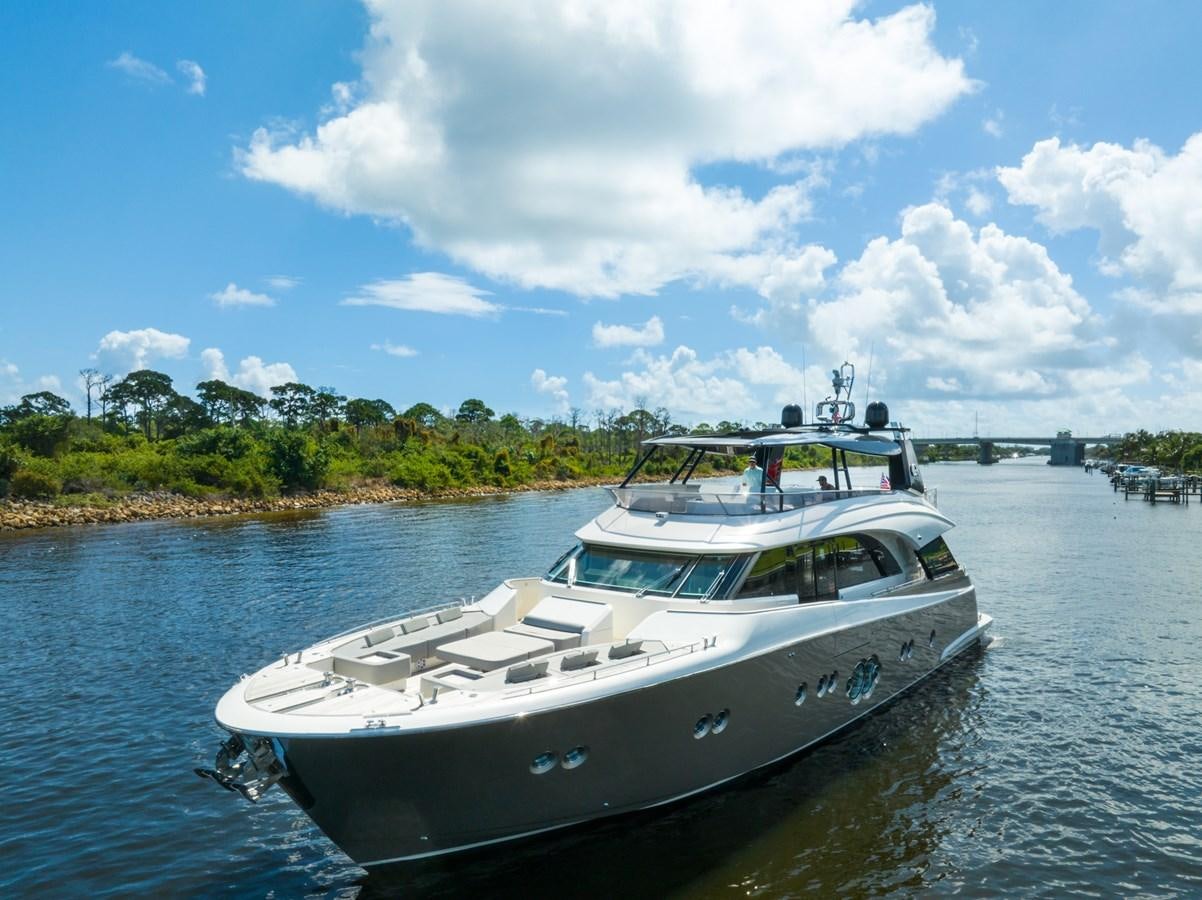 a boat on the water aboard NEVER SAY NEVER 2015/2023 Yacht for Sale