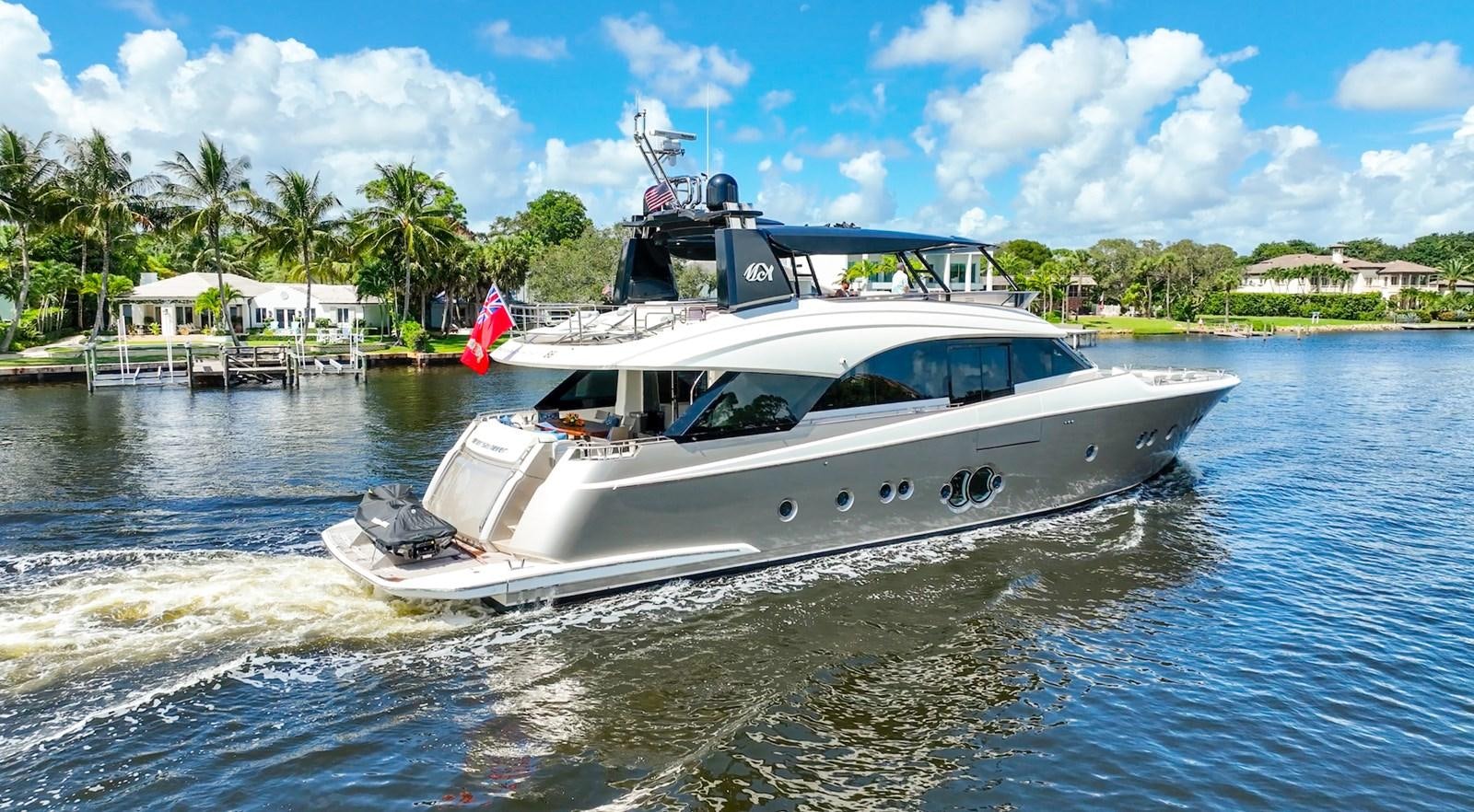 a boat on the water aboard NEVER SAY NEVER 2015/2023 Yacht for Sale