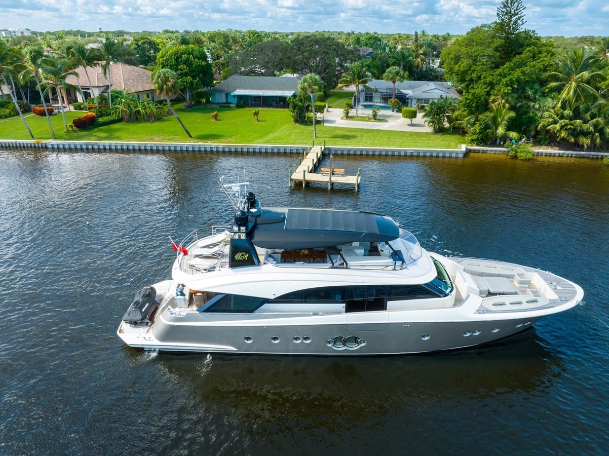 a boat on the water aboard NEVER SAY NEVER 2015/2023 Yacht for Sale