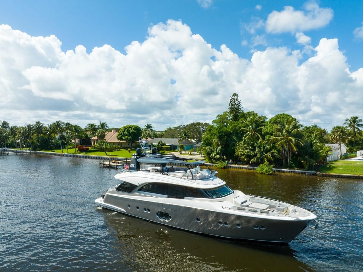 a boat on the water aboard NEVER SAY NEVER 2015/2023 Yacht for Sale