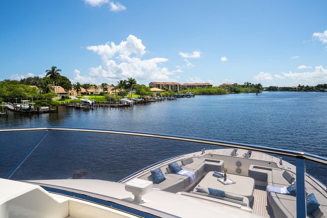 a boat on the water aboard NEVER SAY NEVER 2015/2023 Yacht for Sale