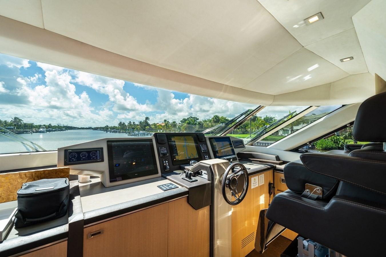 a car on a road aboard NEVER SAY NEVER 2015/2023 Yacht for Sale