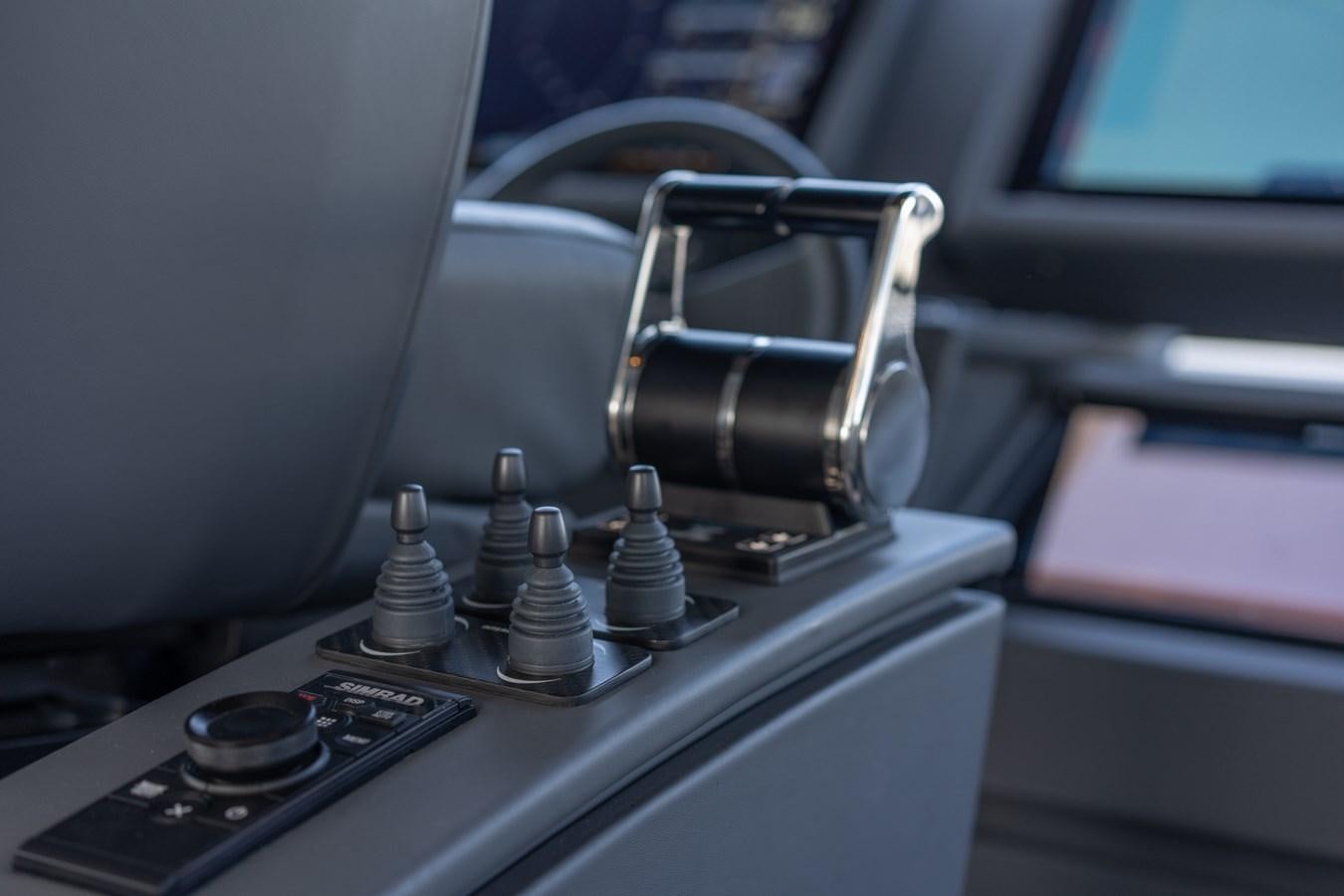 a close-up of a car aboard VINTAGE Yacht for Sale