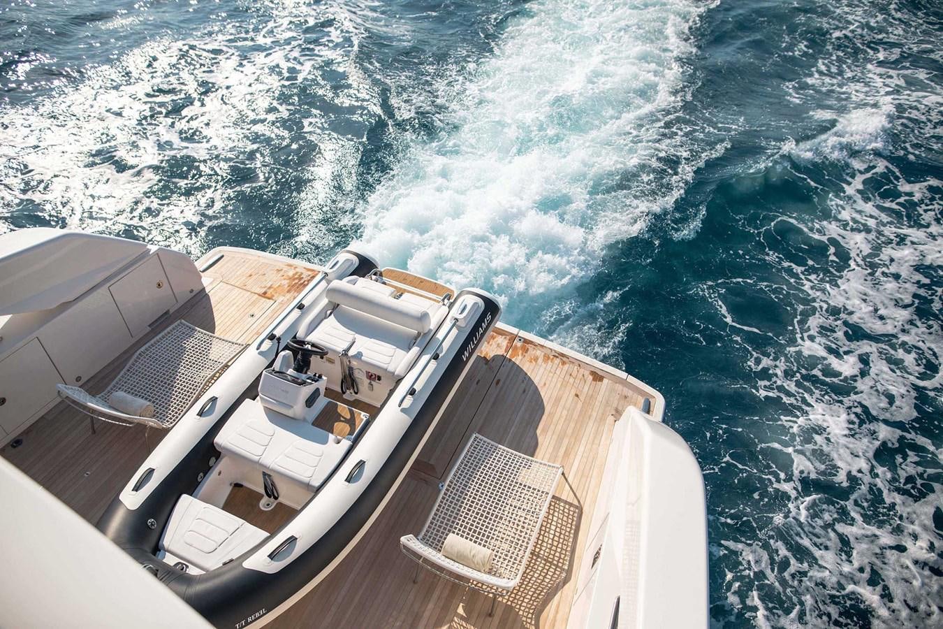 a boat on the water aboard 2019 SANLORENZO SX76 #16 Yacht for Sale