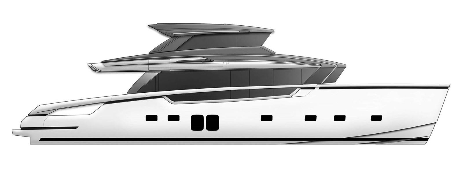 a silver and black car aboard 2019 SANLORENZO SX76 #16 Yacht for Sale
