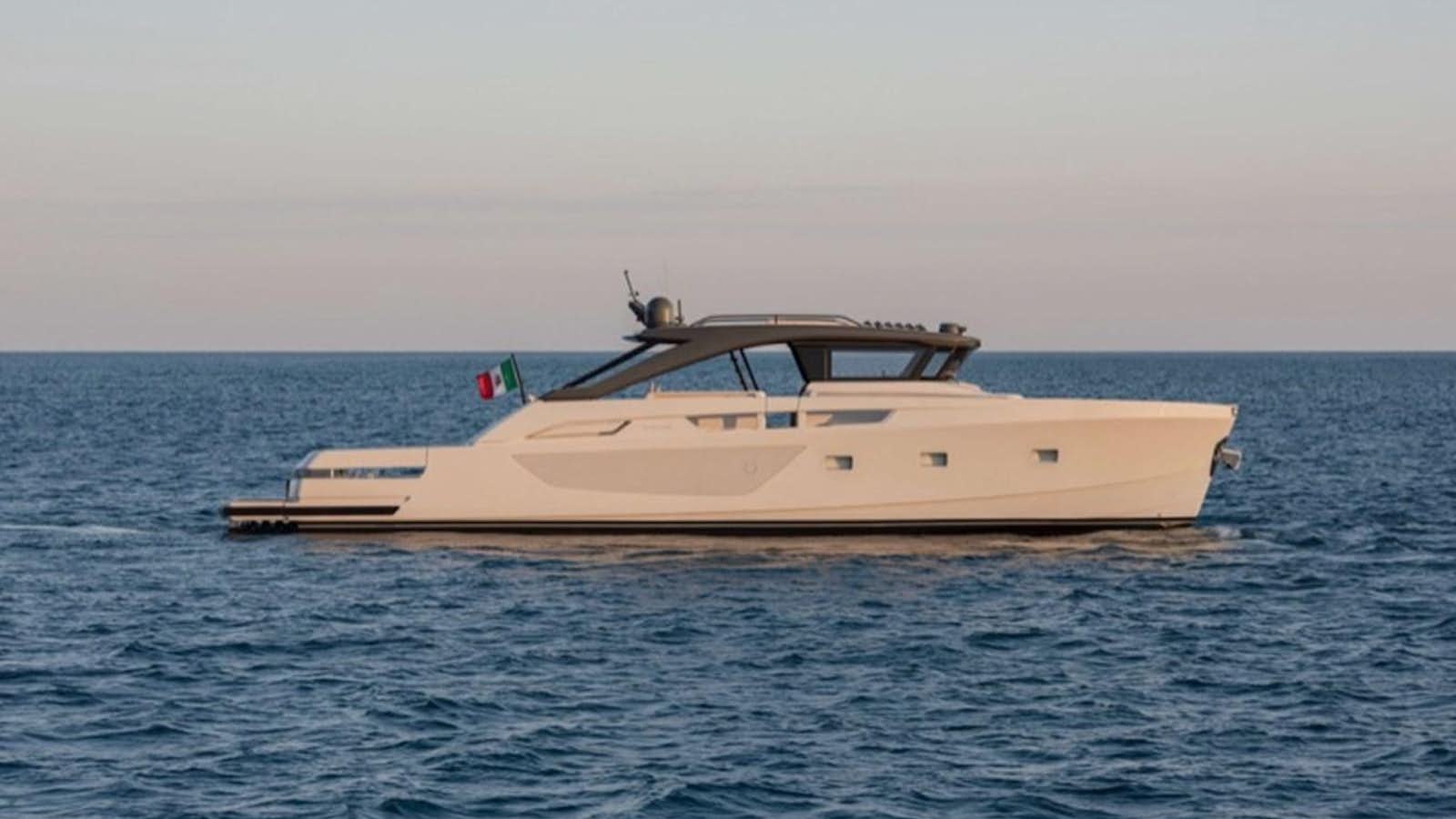a boat in the water aboard 2024  BLUEGAME BG72/BG74 Yacht for Sale