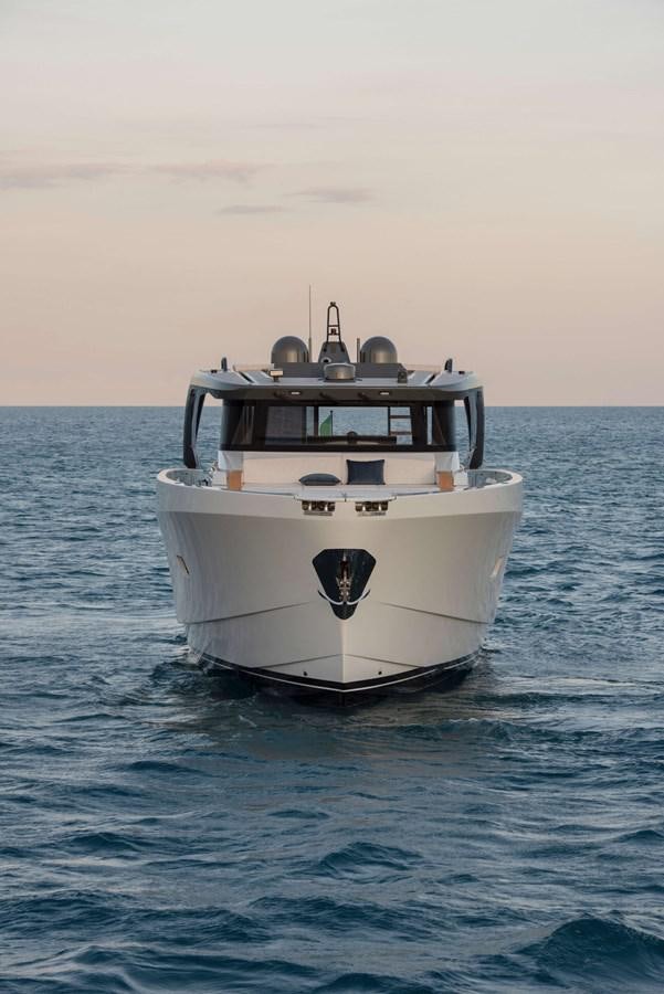 a boat in the water aboard 2024  BLUEGAME BG72/BG74 Yacht for Sale