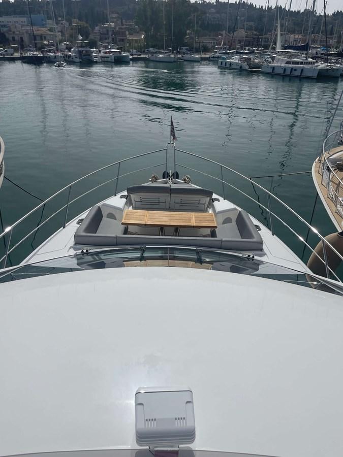 a boat in the water aboard SUNSEEKER 70' MANHATTAN Yacht for Sale