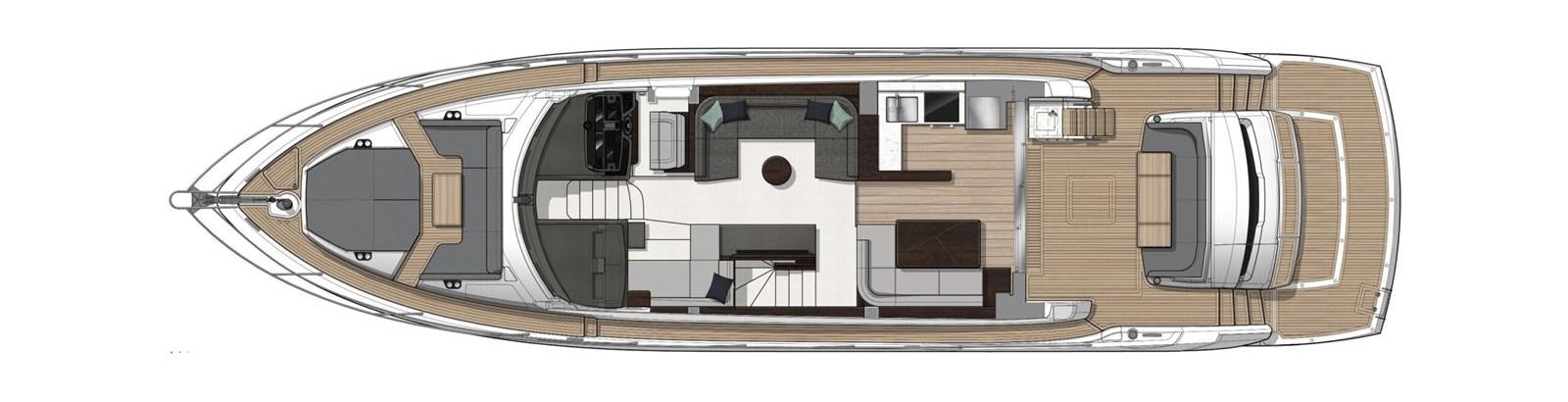 a model of a building aboard SUNSEEKER 70' MANHATTAN Yacht for Sale