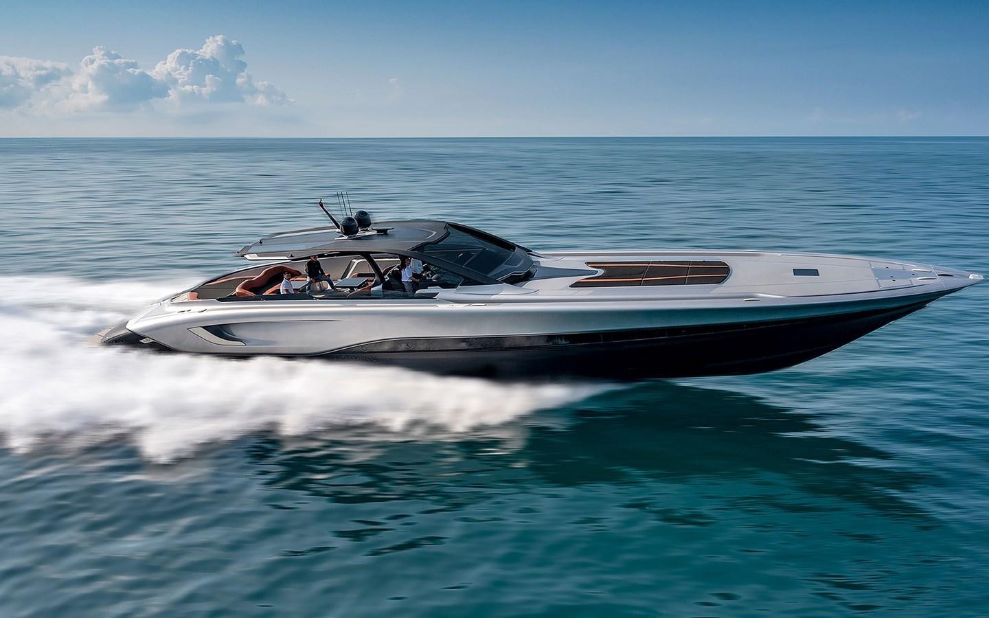 a boat on the water aboard BOLIDE 80 Yacht for Sale