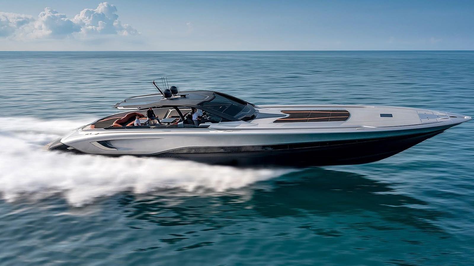 a boat on the water aboard BOLIDE 80 Yacht for Sale