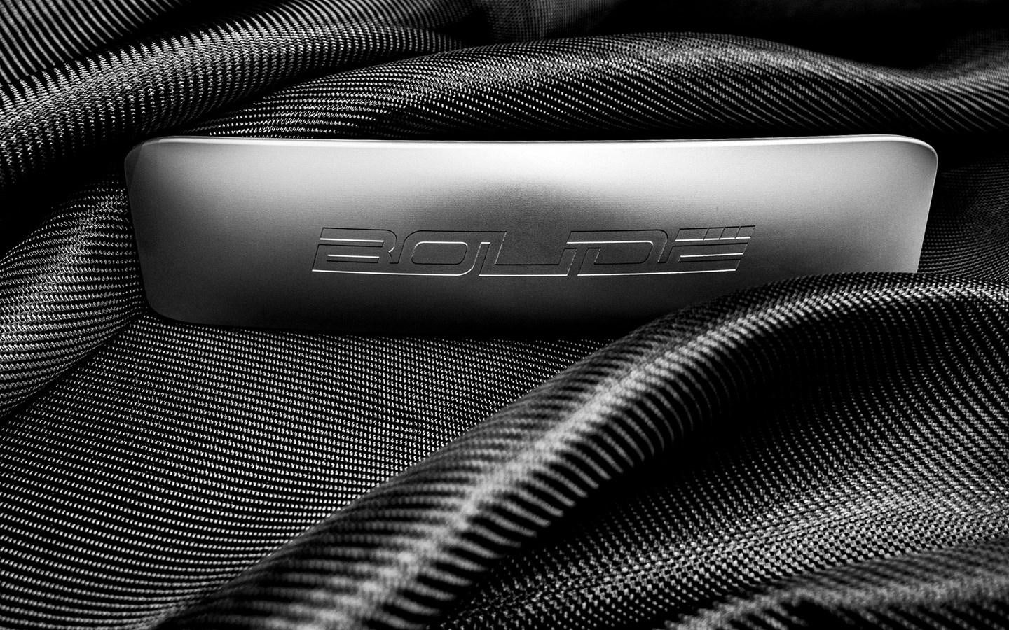 a black wallet with a silver pocket aboard BOLIDE 80 Yacht for Sale