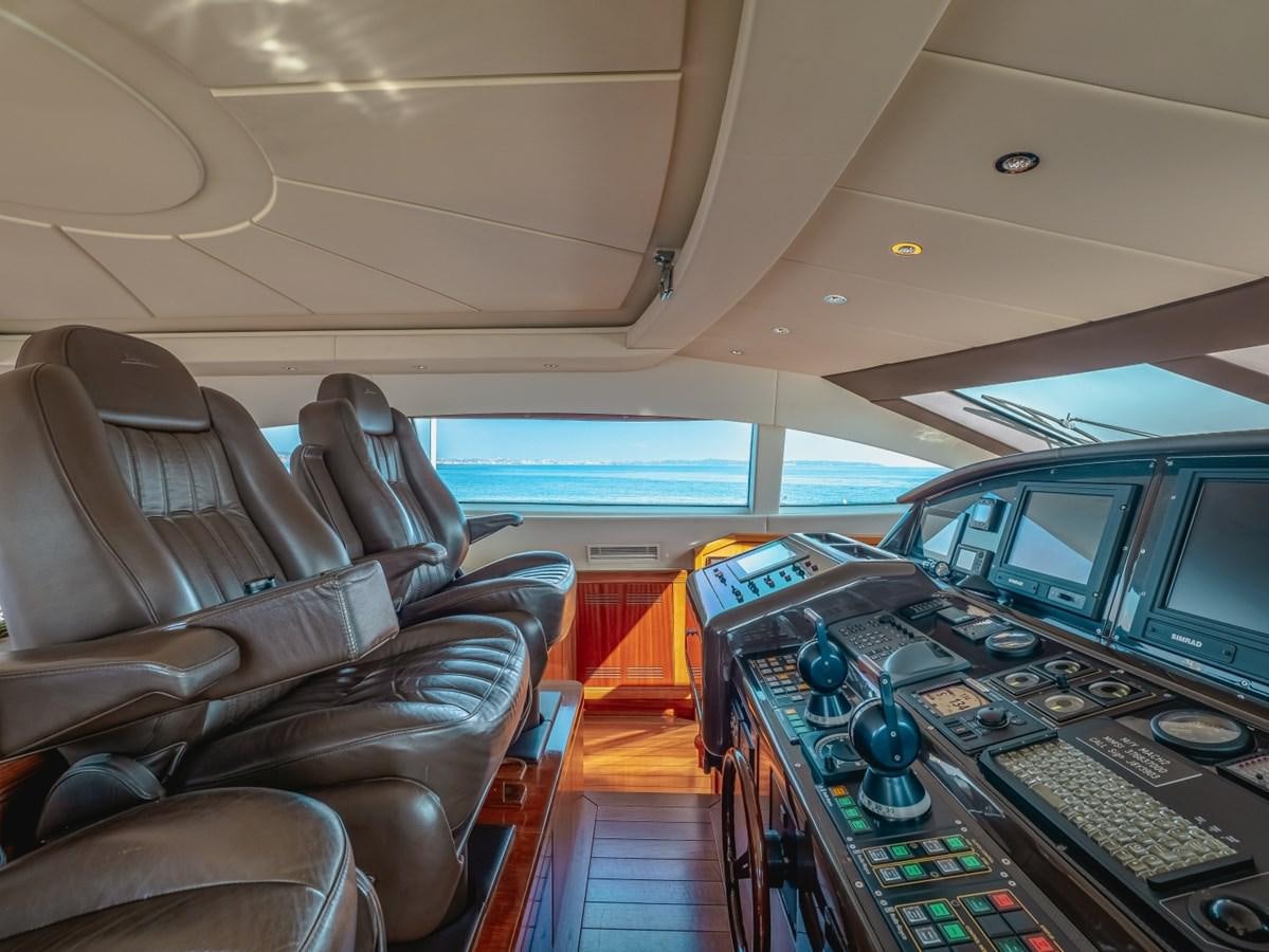 inside of an airplane aboard WET PANTHER Yacht for Sale