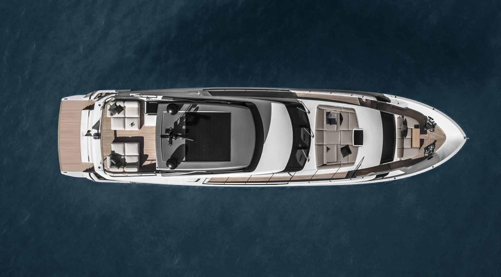 a white and black boat aboard #813 - SANLORENZO SL90A Yacht for Sale