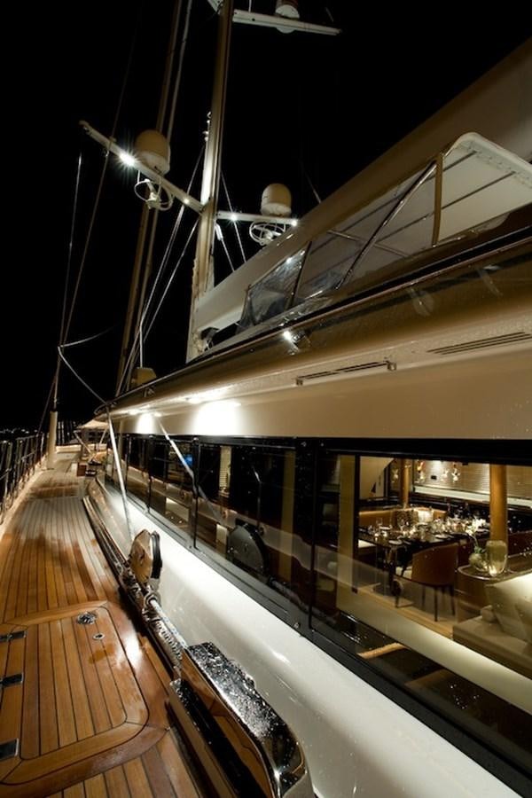 a boat on the water aboard PERINI 56M Yacht for Sale