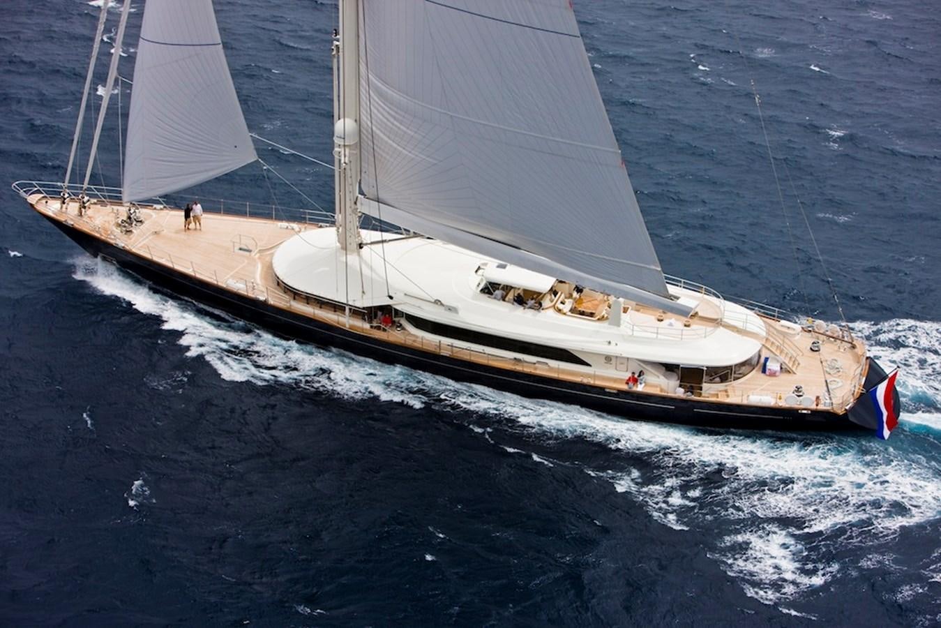 a sailboat on the water aboard PERINI 56M Yacht for Sale