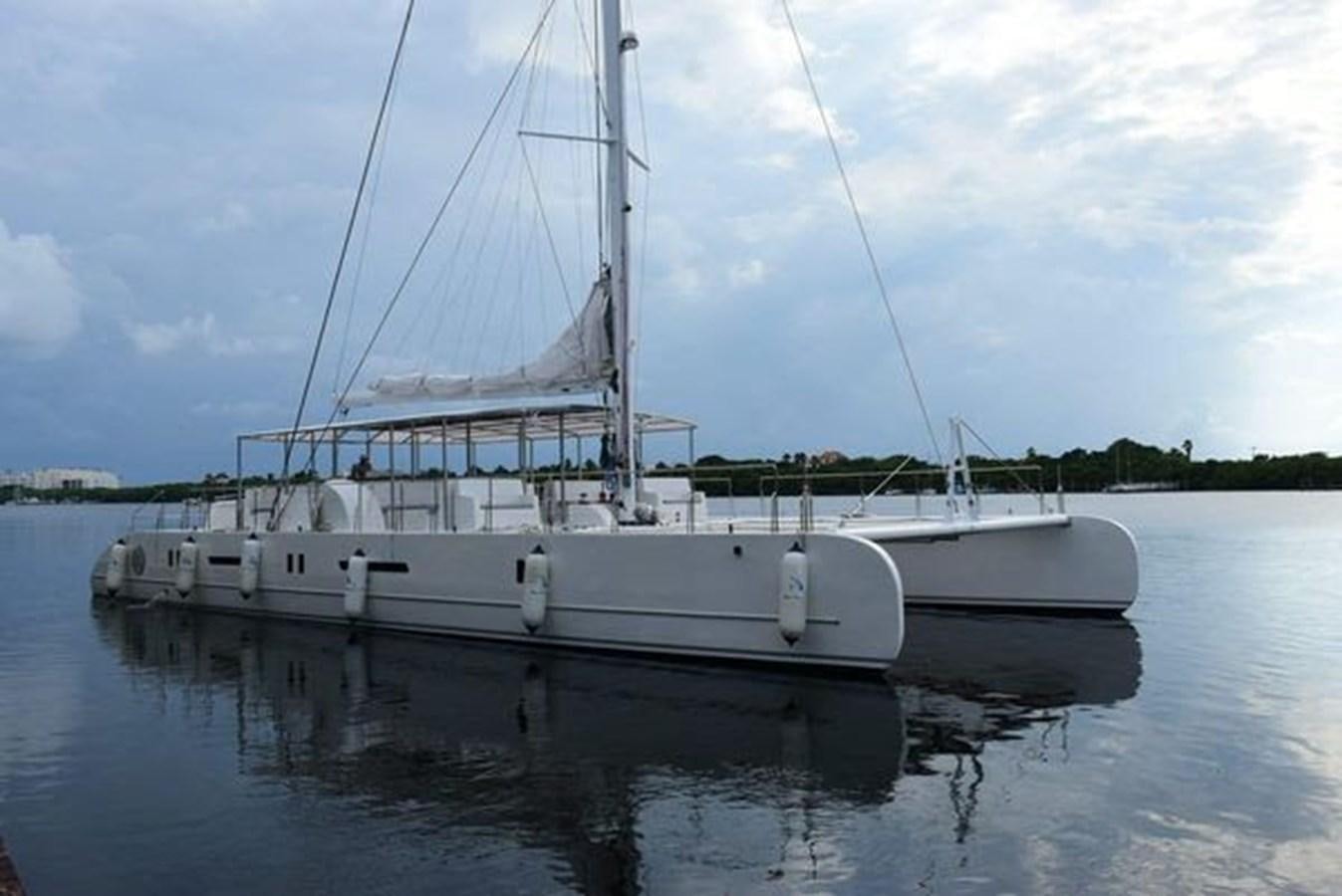 a white boat on the water aboard 2020 COMPASS SEA COMPASS 82 Yacht for Sale