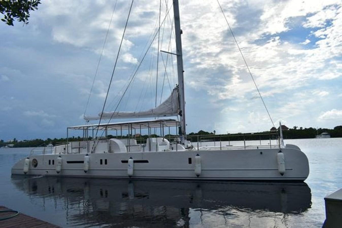 a white boat on the water aboard 2020 COMPASS SEA COMPASS 82 Yacht for Sale