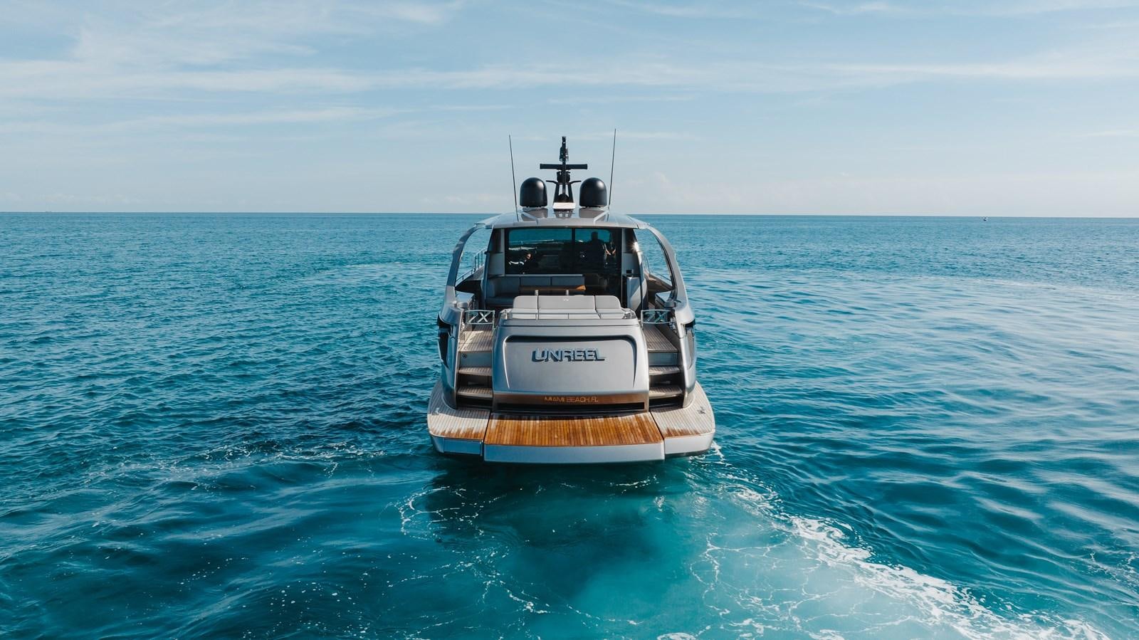 a boat in the water aboard UNREEL Yacht for Sale