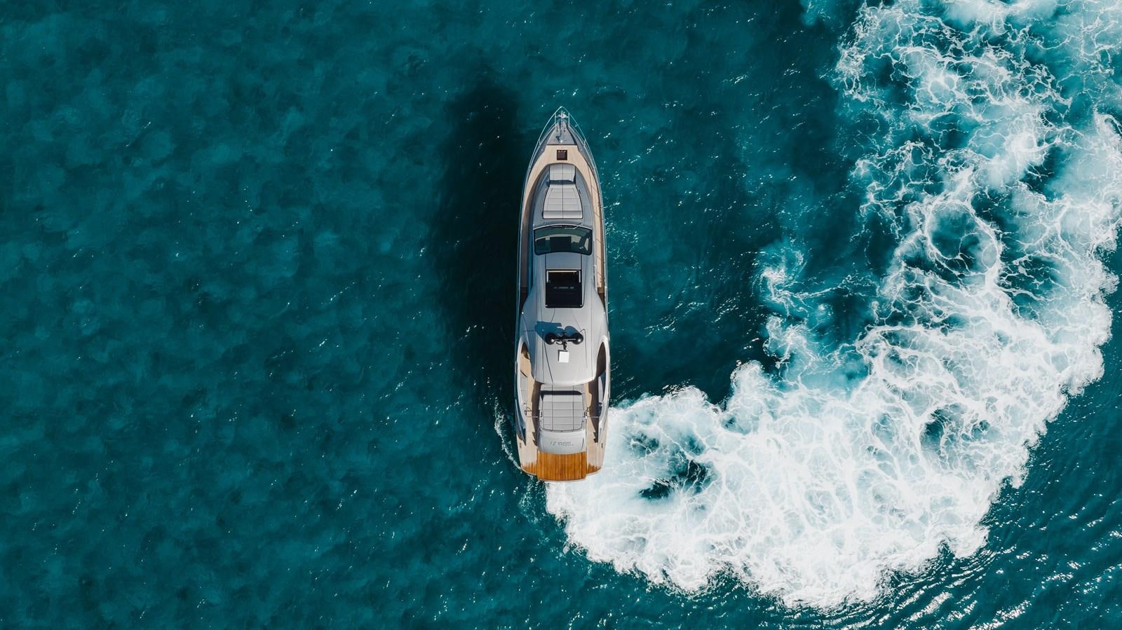 a boat in the water aboard UNREEL Yacht for Sale