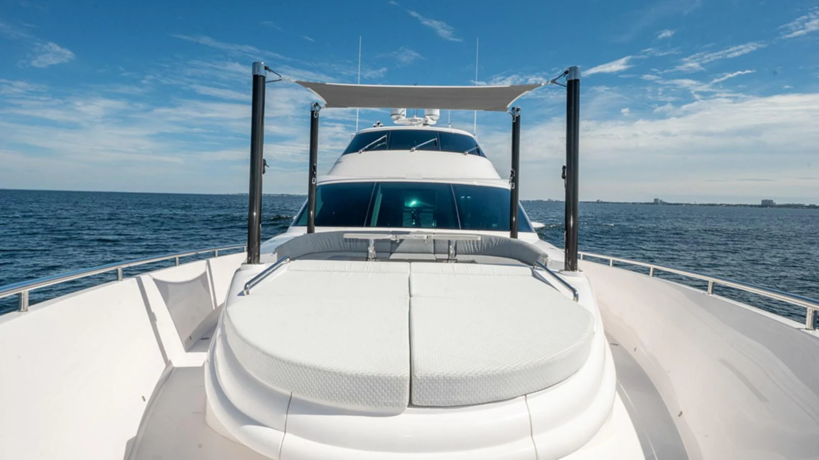 a boat on a body of water aboard 90 HORIZON Yacht for Sale