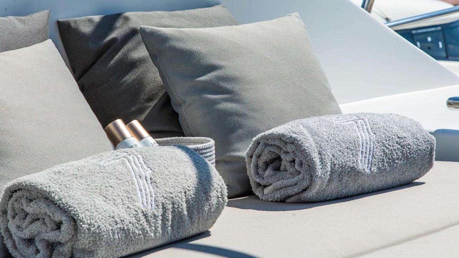 a sculpture of a seal aboard SEVEN YOU Yacht for Sale