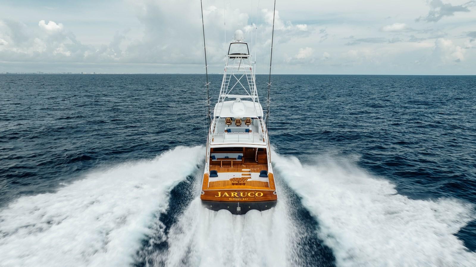 a ship in the water aboard JARUCO Yacht for Sale