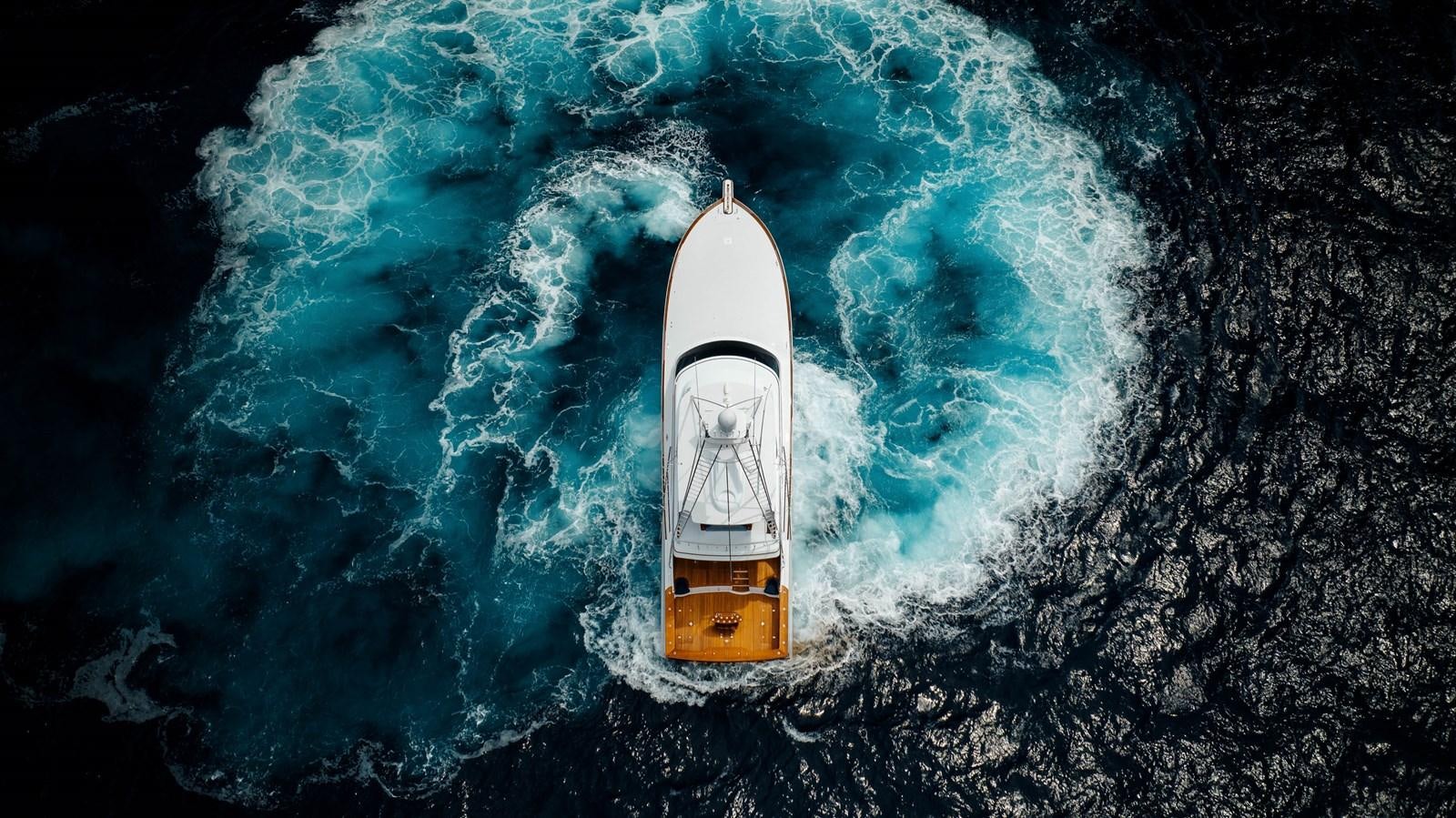 a space shuttle in space aboard JARUCO Yacht for Sale