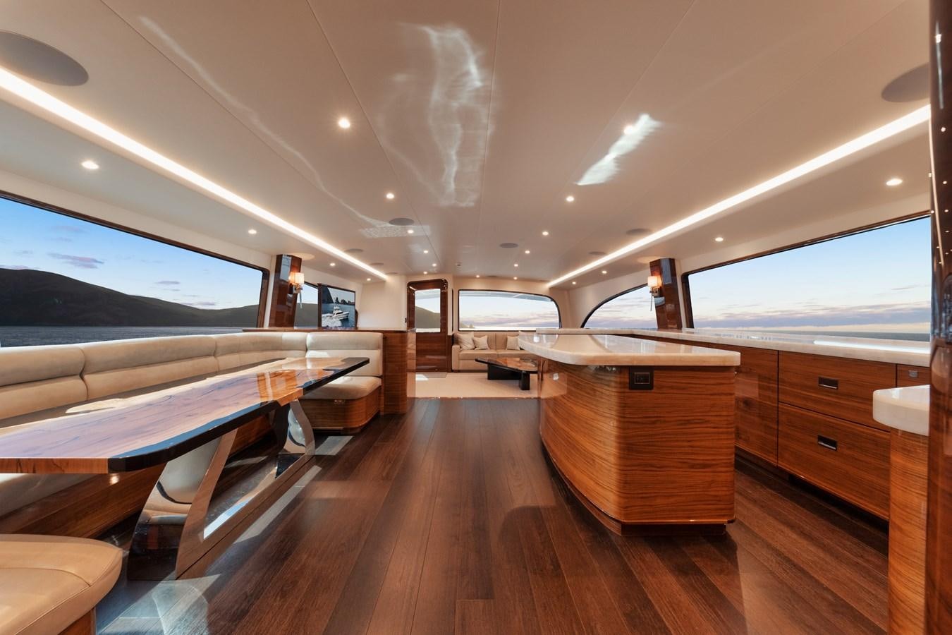 inside of a boat aboard JARUCO Yacht for Sale