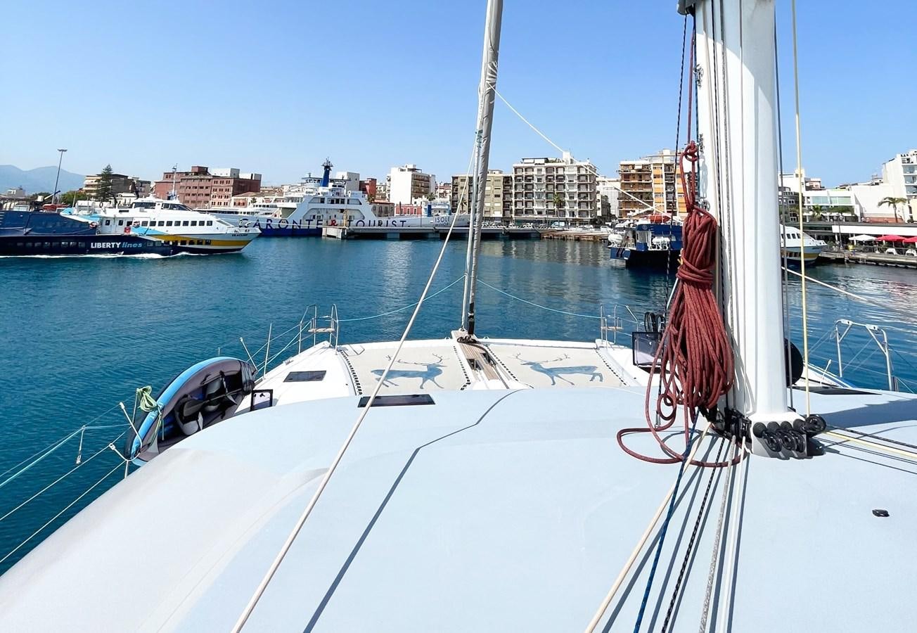 a boat in the water aboard BLUE DEER Yacht for Sale