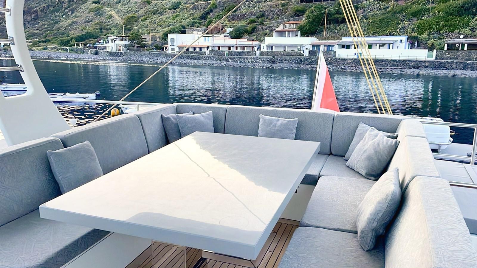 a boat on the water aboard BLUE DEER Yacht for Sale