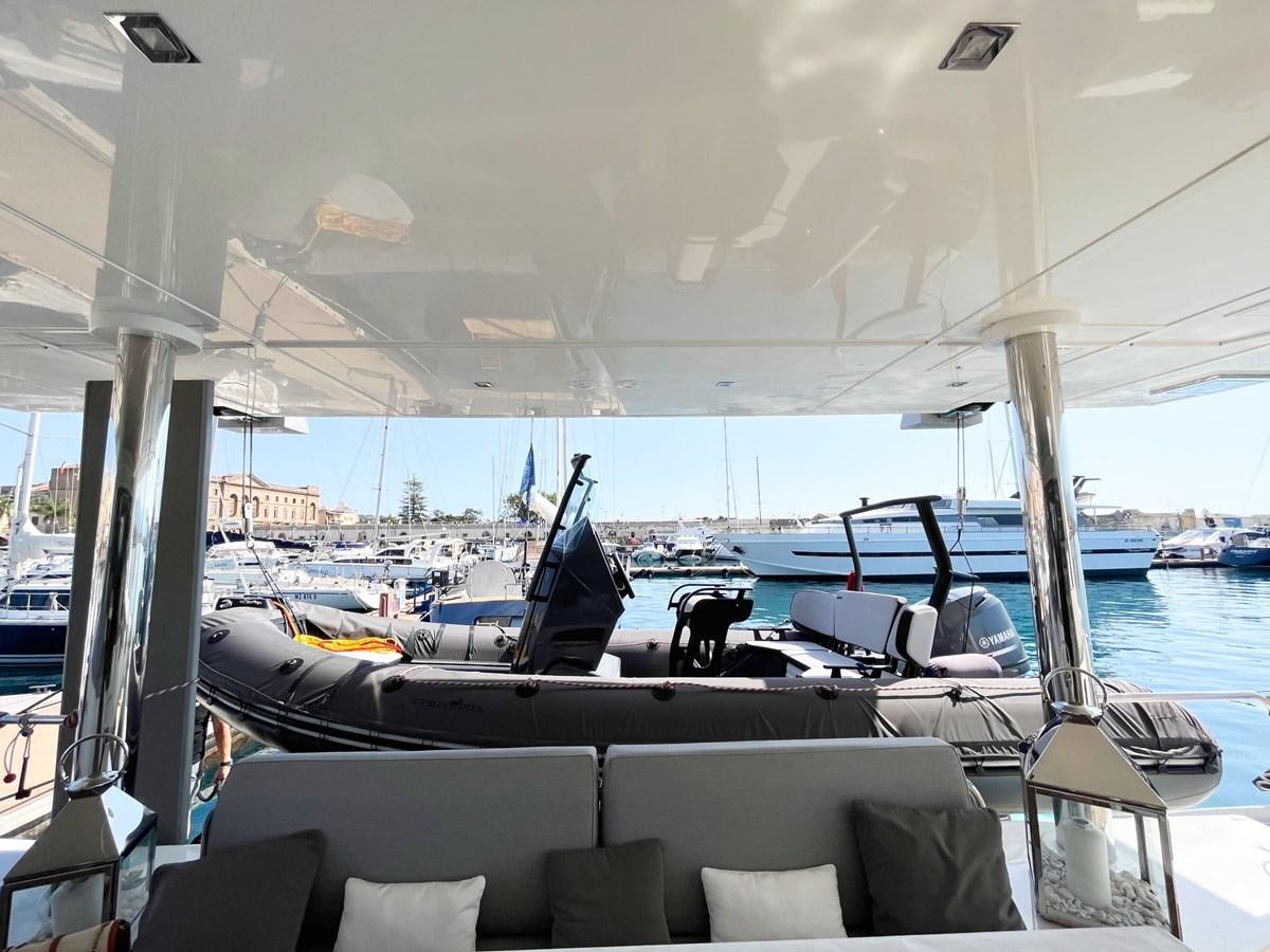a boat on the water aboard BLUE DEER Yacht for Sale
