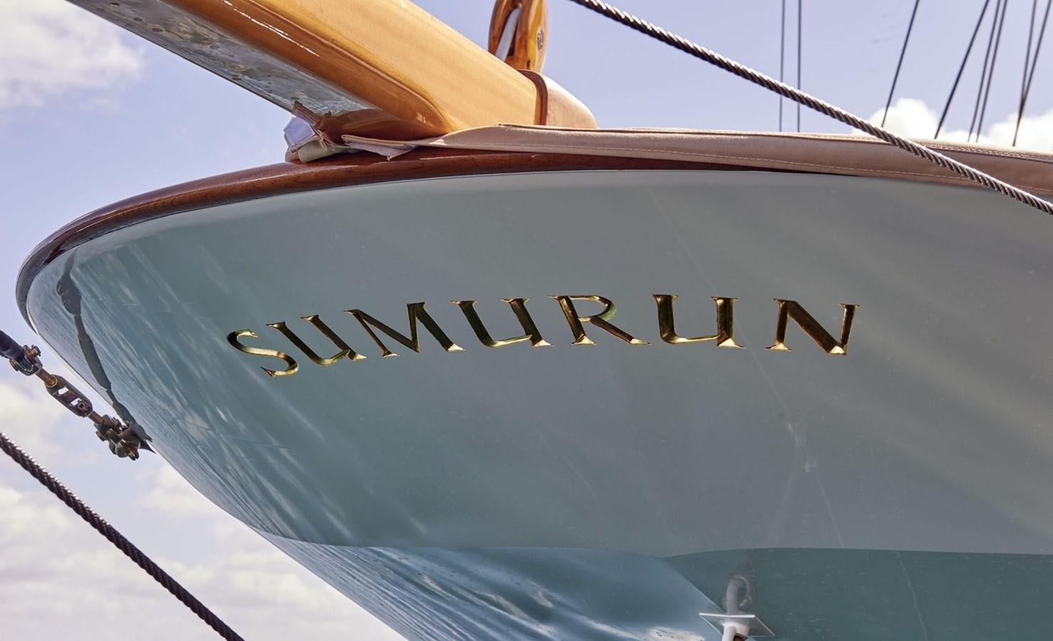 a close-up of a boat aboard SUMURUN Yacht for Sale